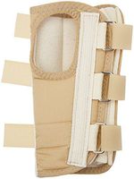 Rolyan Regular Length Enlarged Thumb Hole D-Ring Wrist Braces, Right, Medium, Fixed Position Stabilizer Brace with Secure Closure for Immobilization, Recovery Treatment for Arthritis, Tendonitis