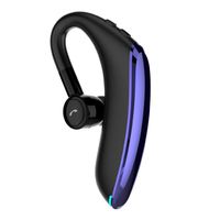 Difcuy Bluetooth Headphones,F900 Mini Earhook Wireless Bluetooth 5.0 Earphone Earbuds,Mono Channel Button Control Car Handsfree Call Ear Hook Design Headphone for Workout Running Gym - Blue