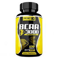 PRIME7 BCAA 3000 Amino Acids Non GMO Formula, 120 Tablets