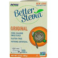 Now Foods, Stevia 100 Packets, 3.5 Ounce