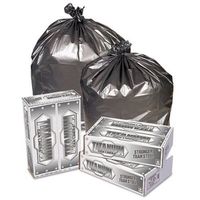 Pitt Plastics Inc. Trash Bags - 40-45 Gallon Titanium