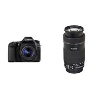 Canon Digital SLR Camera Body [EOS 80D] with EF-S 18-55mm f/3.5-5.6 Image Stabilization STM Lens with 24.2 Megapixel (APS-C) CMOS Sensor and EF-S 55-250 f/4-5.6 IS STM Len - Black