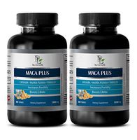Sex Drive Booster - MACA Plus - Maca Root Supplement - 2 Bottle 120 Tablets
