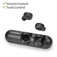 Avantree TWS110 True Wireless Earbuds with Volume Control & Track Control, Bluetooth 5.0 Stereo Earphones with Build-in Microphone, Charging Case, 28H Play Time Ear Buds Headphone for Cell Phones