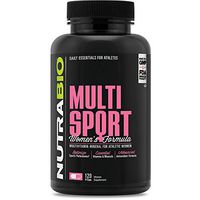 NutraBio Multisport for Women – Multi-Vitamin and Multi-Mineral Supplement (120 Vegetable Capsules)