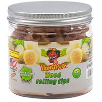 Satelliter Prerolled Filter Tips, Wood Filter Tips with Sugar Flavor 40MM Smoking Wooden Mouth Filter Tip(1 Box 1)