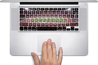 College Football Stadium Macbook Keyboard Decals (Fits 13, 15 inch Air/Pro/Retina) by Compass Litho