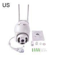 etatet 5MP PTZ WiFi Camera, 1080 HD Outdoor Wireless Camera, Pan Tilt 5X Optical Zoom, Two Way Audio, 15m Night Vision, Waterproof Dome Surveillance Camera, Motion Detection, Support Max 64GB SD Card