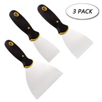 Putty Knife Set 3-Pack, Putty Knife 2 Inch 3 Inch 5 Inch Drywall Taping Knife Knives Set Sheetrock Puttyknife Flexible Scraper