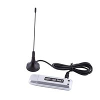 USB 2.0 DVB-T Digital TV Receiver HDTV Tuner Dongle Stick Antenna IR Remote Free, Multi-Picture Display Support, for Windows 7/Vista