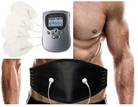 Smart 10 Modes Pain Relief Electric Impulse Massager for Back | Best Weight Loss Waist Belt PM10AB + Extra Back Brace Support Belt Plus | Best Back Pain Belt FDA Cleared HealthmateForever