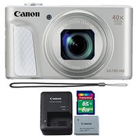 Canon Powershot SX730 HS 20.3MP Digital Camera Silver with 8GB Memory Card