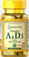 Puritan's Pride Vitamins A & D 5000/400 IU-100 Softgels