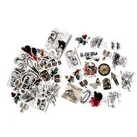 DIY Notebook Laptop Stickers Pack, Vsco Girl Kids Washi Sticker for Laptop Notebook Scrapbook Diary Album Luggage Water Bottle Stationery Scrapbooking Stamping Stickers, Pack of 60pc