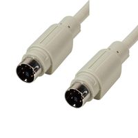 25' ft Foot PS/2 Male to Male PS2 Keyboard/Mouse 6-pin Mini Din Cable Cord