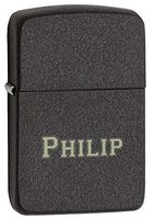 Zippo 1941 Replica Black Crackle Windproof Lighter
