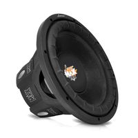 Lanzar 6.5 inch Car Subwoofer Speaker - Black Non-Pressed Paper Cone, Aluminum Voice Coil, 4 Ohm Impedance, 600 Watt Power and Foam Edge Suspension for Vehicle Audio Stereo Sound System - MAXP64 (Renewed)