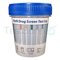 3 TestSure 5 Panel Multi Drug Test Kit, at Home Urine Drug Test Cup for Marijuana (THC), Ecstasy (MDMA), Cocaine (COC), Ketamine (KET), and Benzodiazepine (BZO)