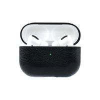 Airpods Pro Leather Case, Lybauri Classic leather anti-fall dustproof and easy to carry protective case for Airpods Pro(2019) (Black)