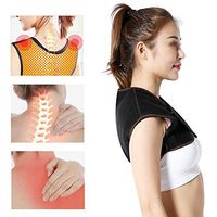 Self-Heating Shoulder Pad, Tourmaline Magnetic Natural Thermal Physiotherapy Therapy Rapid Heating Pain Relieve Adjustable