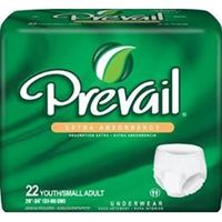 Prevail Protective Underwear, Extra Absorbency, Youth/Small Adult, (20'-34'), PV-511 (Case of 88)