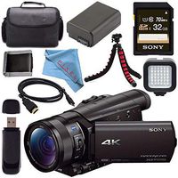 Sony FDR-AX100 FDRAX100/B 4K Ultra HD Camcorder Standard