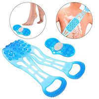 Foot Massager Bath Pumice Scrub Stone Exfoliating Foot Cleaner + Back Scrubber Older Pregnant