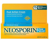 Neosporin + Pain Relief Cream Maximum Strength 1 oz (Pack of 4)