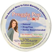 Preggie Pop Drops (Container) Assorted for Morning Sickness Relief, PACK OF 2