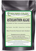 Astaxanthin - Natural Cracked Cell Wall Algae 1% Powder (Haematococcus plurialis), 2 oz (57 g)