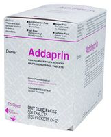 Addaprin Pain Relief Tablets Ibuprofen 200 mg. 500 Tab. Per Box by Medique - MS65050