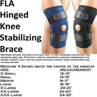 Safe-T-Sport Hinged Knee Brace, Neoprene - Small