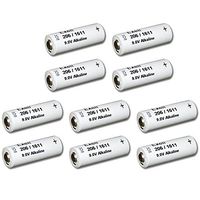 10pc Exell 206A Alkaline 9V Battery 110mAh NEDA 1611, H-7D, H-6D