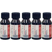 Special pack of 5 IODINE TINC. 2 PC HUMCO 1 oz