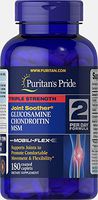 Puritans Pride Triple Strength Glucosamine, Chondroitin and Msm Joint Soother, 180 Count
