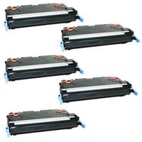 Amsahr Remanufactured Toner Cartridge Replacement for HP Q6470A ( Black , 5-Pack )