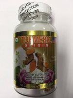USDA Organic Turmeric Origin Dietary Supplement - 90 Capsules (750 mg)
