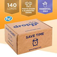 Dropps Stain and Odor Laundry Detergent Pods, Lavender Eucalyptus, Eco Friendly, Plastic Free, 140 Count