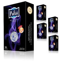 Pufai Disposable Cigarette Filter Regular 8 mm 150 Piece 5 Boxes Dark