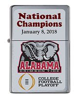 Alabama Crimson Tide 2018 National Championship Football Limited Edition Flip Top Lighter