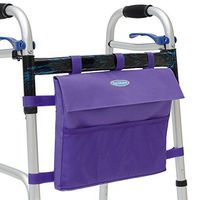 Top Glides Universal 6-Pocket Walker Bag/Tote/Pouch - Purple