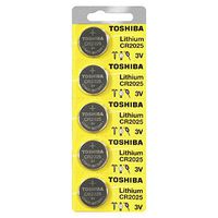 Toshiba CR2025 Battery 3V Lithium Coin Cell (50 Batteries)
