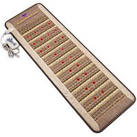 ThermoGem FIR PEMF Photon Mat - 71”L x 24”W - Amethyst + Tourmaline + Jade - Adjustable Bio Magnetic Pulsed Frequency 1-30 Hz & Far Infrared Heating 86°-158°F - Red Light - Ion - FDA Reg Manufacturer