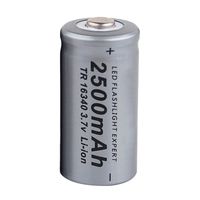 Basde Rechargeable Batteries, Rechargeable Lithium Battery Cylindrical Battery 3.7V 2500mAh 8PCS