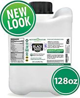 100% USDA Organic Certified Premium Black Cumin Seed Oil | Darkest & Highest TQ Content 1.08% | Nigella Sativa | Undiluted | Cold Pressed | Solvent Free | Certified Vegan & Non-GMO (128oz)