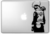 Hatake Kakashi and Pakkun Naruto - Apple Macbook Laptop Vinyl Sticker Decal