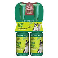Evercare Ergo Grip 70-Layer Extra-Sticky Roller, Twin Pack Lint, Large, Natural