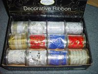 Benross 12 X 9ft Assorted Christmas Decorative Ribbon (bc42)