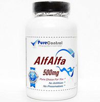 Alfalfa 500mg // 100 Capsules // Pure // by PureControl Supplements