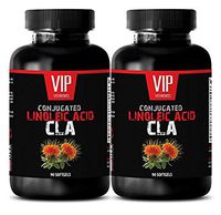 Weight Loss Pills for Men That Work Fast - CONJUGATED LINOLEIC Acid (Safflower Oil) - CLA 1250 Mg - Cla 1250 Safflower Oil - 2 Bottles 180 Softgels